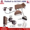Thaibull รุ่น OLT247-100B เตียงพับ เตียงปรับระดับได้ เตียงผู้ป่วย เตียงเสริม เตียงนอนผู้ป่วย เตียงเหล็ก Fold bed Extra bed พิเศษ! (เพิ่มฐานเหล็กขาค้ำ) สีน้ำตาล