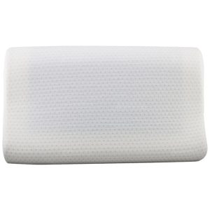 หมอนหนุน หมอนสุขภาพ Pillow case Wave Point พร้อมเจลเย็น จุดทอง Cool Gel (White)